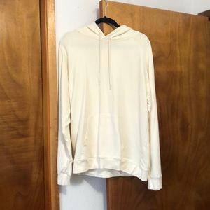 Cream off white hoodie